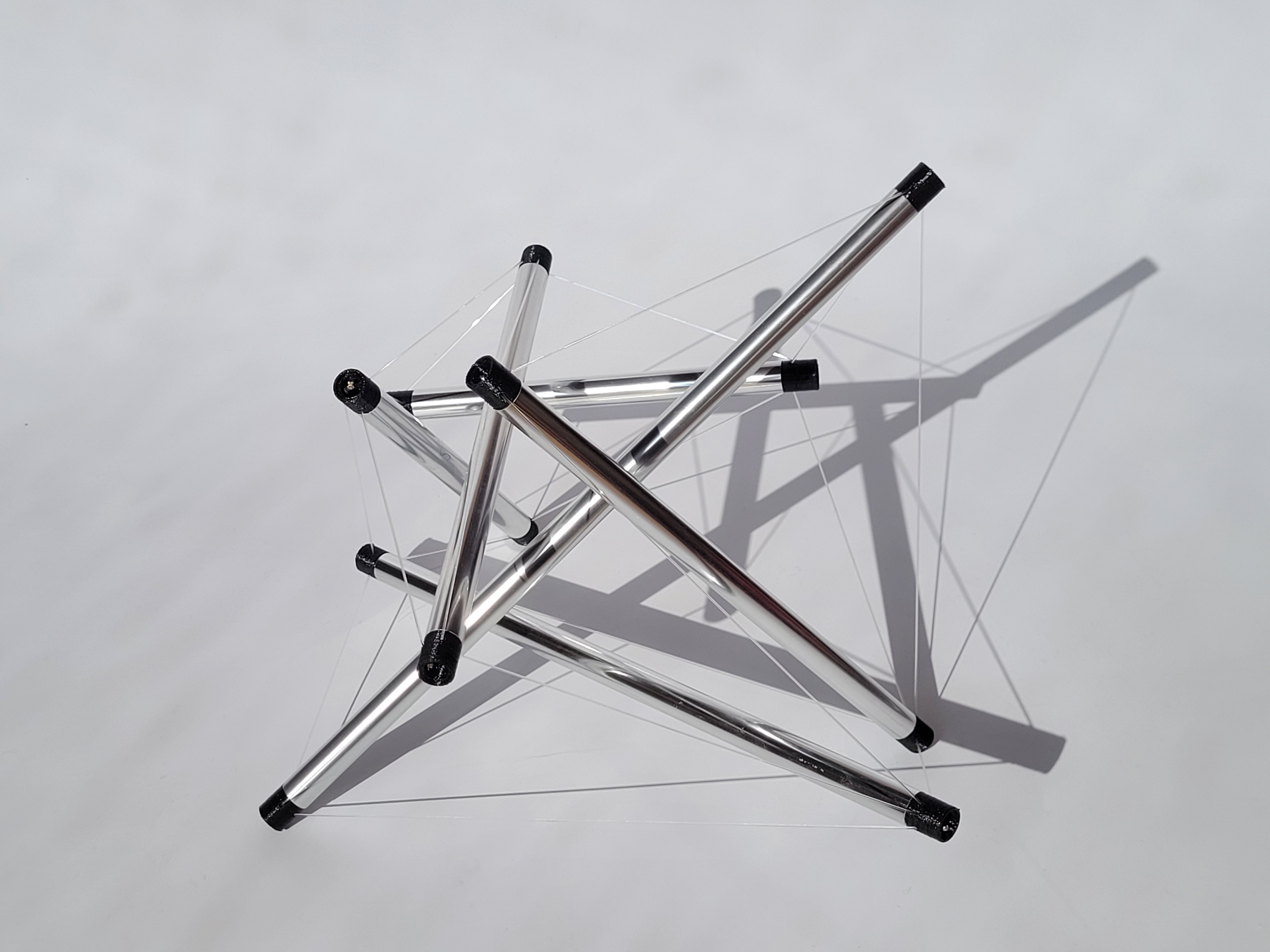 6struts increasing lengths 1 to 2